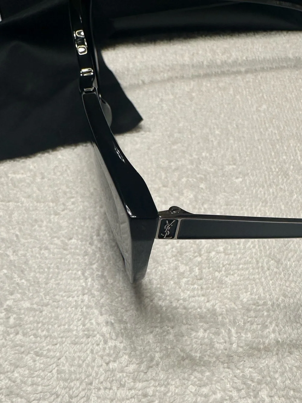 Saint Laurent SL M70 Cat Eye Sunglasses NWT Full Set Havana Silver Grey